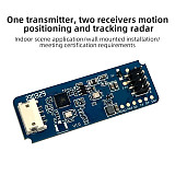 JMT HLK-LD2450 24GHz Trajectory Sensor ISM Smart Home Human Motion Tracking Module Ra DAR Distance/Angle/Speed Measurement