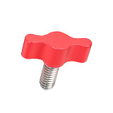 Aluminum Alloy Photography Hand Screw T-shaped Wavy Head Stainless Steel Handle Bolt Suitable For DJI OSMO Action Camera