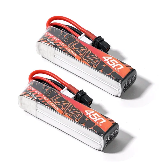 (2PCS)BETAFPV LAVA 2S/3S/4S 450mAh 75C Battery Equipped With An XT30 Connector And The Z-Folding Process