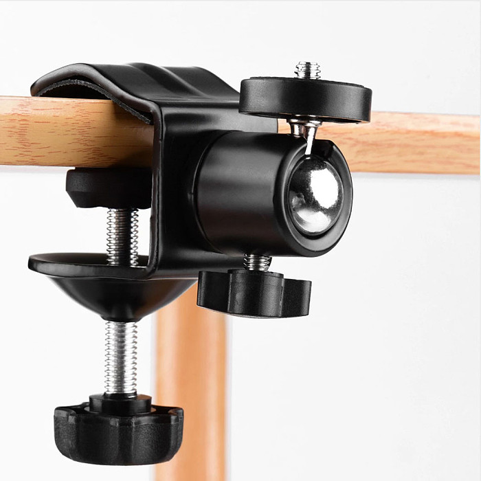 U-shaped Gripper Head Function Powerful Gripper Portable 360° Rotating Ball Gripper Photo Lamp Gripper