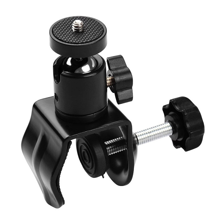 U-shaped Gripper Head Function Powerful Gripper Portable 360° Rotating Ball Gripper Photo Lamp Gripper