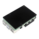 Aluminum Alloy Case with Cooling Fan Enclosure Heat Sink Protective Cover for Raspberry pi 5 Cooler Shell Accessories