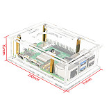 Suitable for the Raspberry PI 5 Generation Raspberry Pi5 Development Board Acrylic Protective Housing