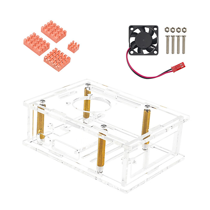 Suitable for the Raspberry PI 5 Generation Raspberry Pi5 Development Board Acrylic Protective Housing