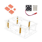 Suitable for the Raspberry PI 5 Generation Raspberry Pi5 Development Board Acrylic Protective Housing