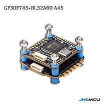 JHEMCU F745 Flight Controller Stack GF30F745-MPU Flight Controller BLHELI_32 45A / 60A 4in1 ESC 3-6S 30X30mm for FPV Drone