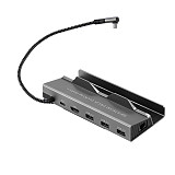 Aluminum Alloy Holder Dock 6 in 1 Type-C to HDMI-Compatible 4k@60hz Gigabit Ethernet USB 3.0 Hub for Steam Deck Docking Station