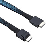 PCIE Oculink SFF 8611 4I To MINI SAS SFF-8611 4I Server Super Speed Cable Data Extension Cable Male To Male Data Transfer Line