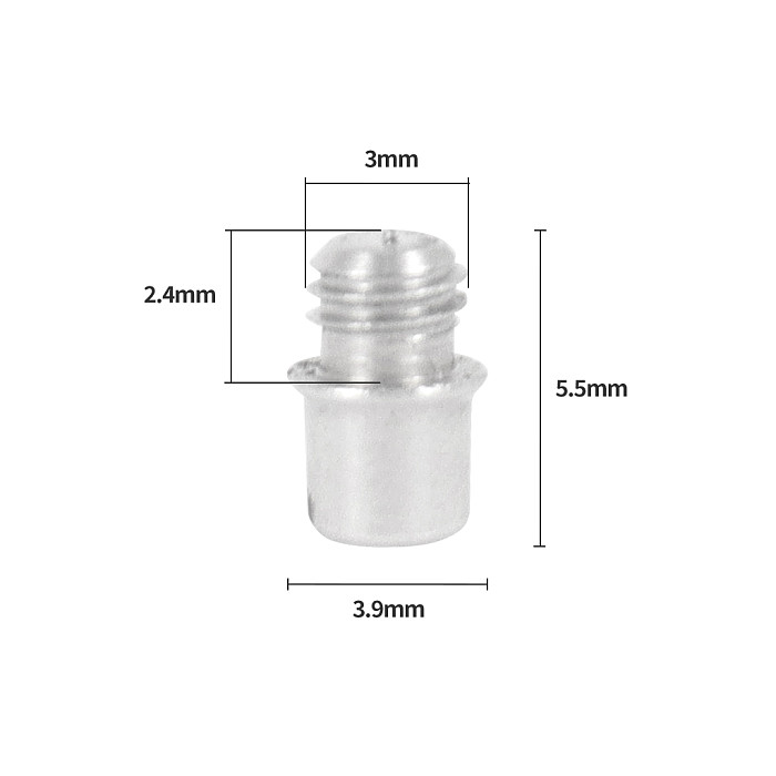 Stainless Steel Pin 1/4 Screw 3.0mm/5.2mm diameter Hole Positioning Column Anti Loosening Anti Reversal Anti Falling