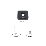 Cold Shoe Mount Tripod Adapter Ball Head 1/4  ARRI Anti-loose Quick Release 360 Swivel for GoPro Camera Flash Mic Monitor Holder