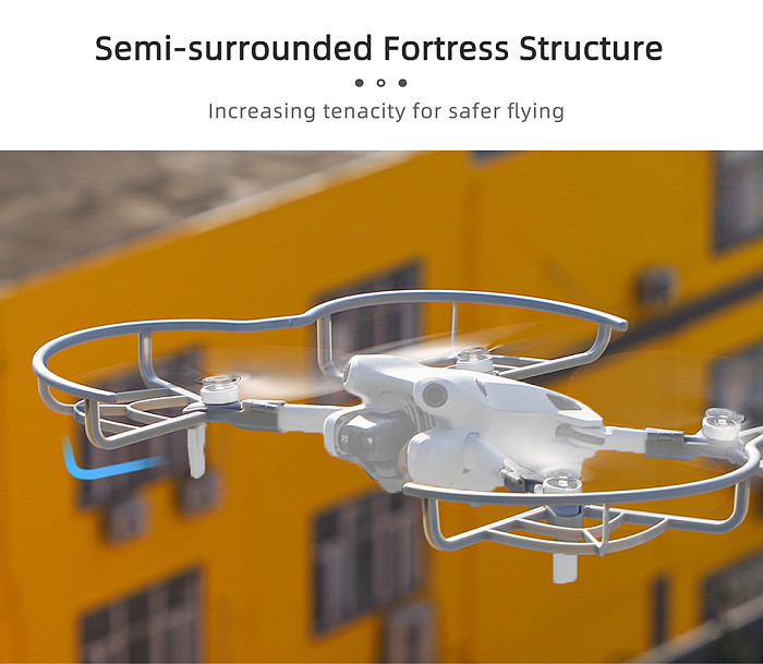 Sunnylife Plastic integrated Protect Propeller Guards Safer flying for Mini 4 Pro