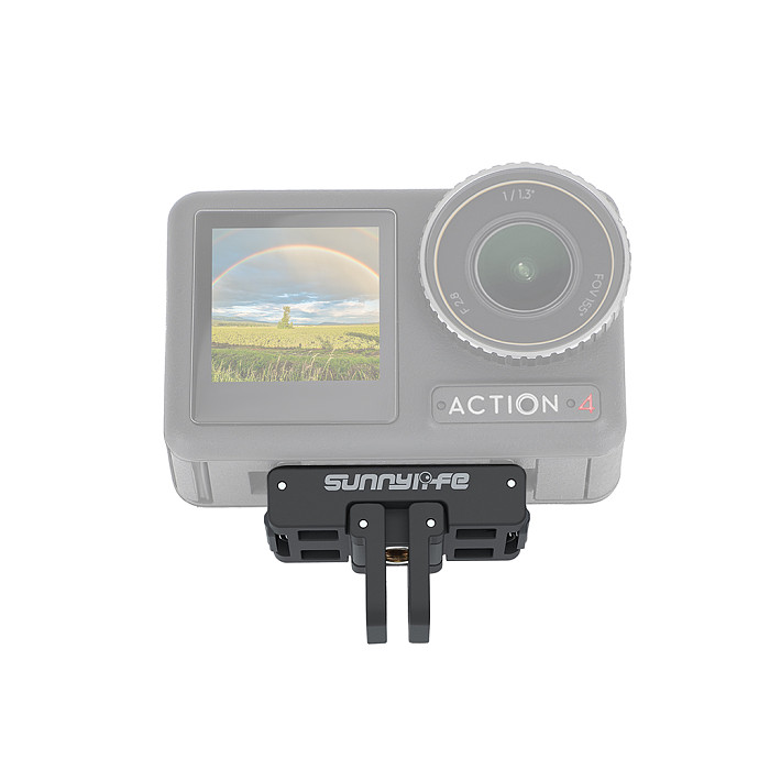 Sunnylife Aluminum Alloy Magnet Foldable Quik Rele Adapter Mount for Compatible ACTION4/3/2