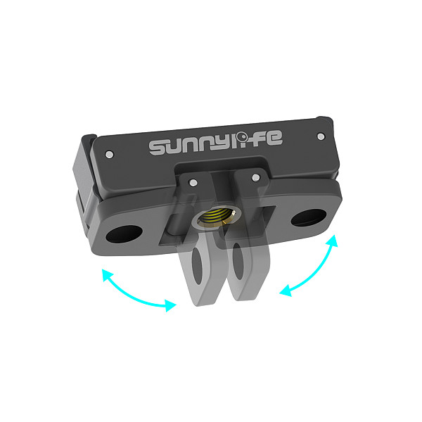 Sunnylife Aluminum Alloy Magnet Foldable Quik Rele Adapter Mount for Compatible ACTION4/3/2