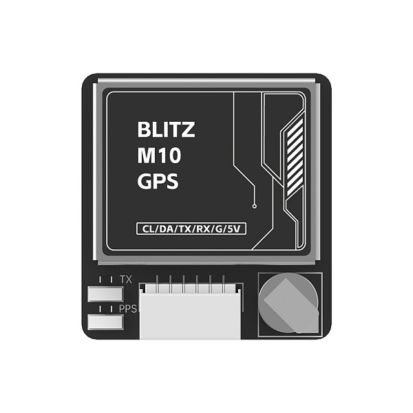 （iFlight）BLITZ M10 GPS With UBLOX M10 Chip QMC5883L Compass Module Positioning Fast Connection Stable Belt Compass For Traversal Aircraft Rescue