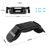 Shoulder Pad Strap with 15mm Dual Rod Clamp 1/4 3/8 Screw Hole For DSLR Camera Camcorder Shoulder Rig Support System Accessories