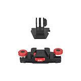 Mini V Mount Plate Quick Release Clamp Fast Switch with 1/4 Screw for DSLR Camera Tripod Adapter for Gopro 12 11 Action Camera