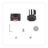 Mini V Mount Plate Quick Release Clamp Fast Switch with 1/4 Screw for DSLR Camera Tripod Adapter for Gopro 12 11 Action Camera