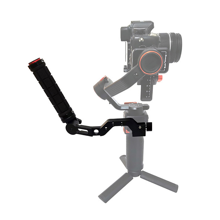 L Bracket Handle Hand Grip for Hohem MT2 M6 Handheld Gimbal Stabilizer Extension Rod Holder Cold Shoe Mount 1/4 3/8 Screw Holes