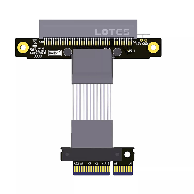 HPE FlexibleLOM FLR Network Card to M.2 NVMe-compatible PCIEx4 Riser Extension Cable for 331 530 366 544 560 561flr Adaper Cable