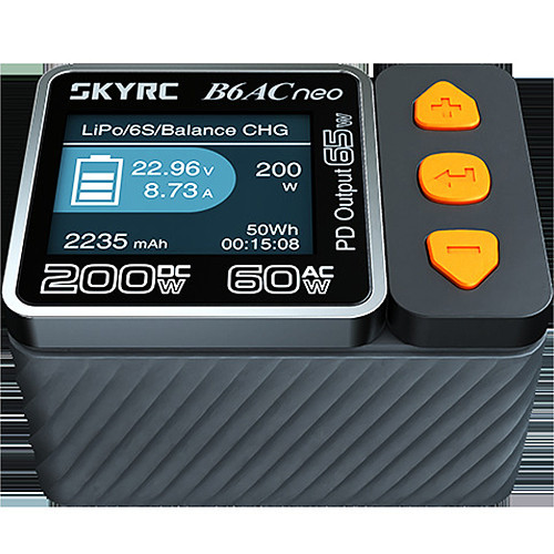 SKYRC B6AC neo Smart Charger Adapter DC200W AC60W Power Supply US/EU PLUG