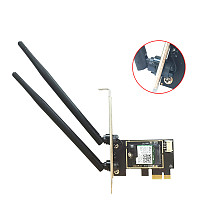7260AC 1200M 2.4G/5G Dual Band Gigabit PCI-E Wireless Network Card Bluetooth-Compatible BT4.0 WIFI Adapter Card for PC Desktop
