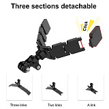 Motorcycle Helmet Chin Bracket Front Pasted Installation Accessories Suitable For Gopro DJI 360 sports camera