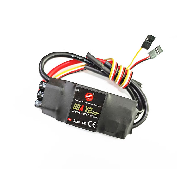 JMT 2-6S 40A 50A 80A 100A Brushless ESC Speed Controller With UBEC For Quadcopter Aircraft Fixed Wing Multi-axis DIY FPV RC