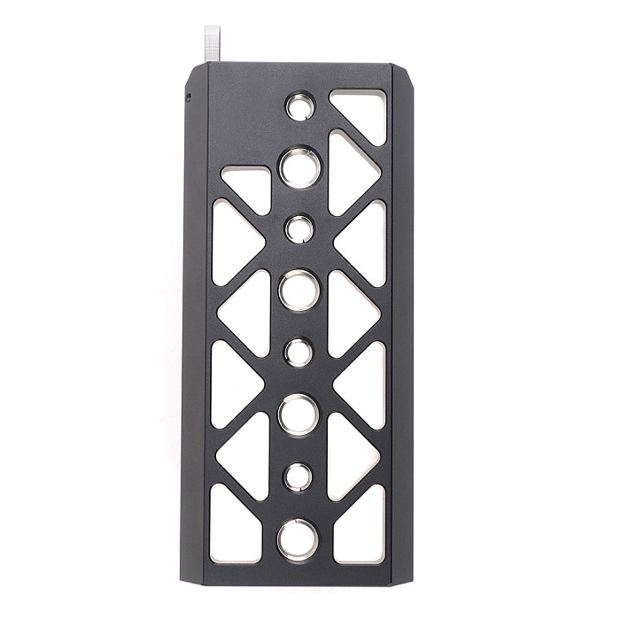 Lightweight 5/8/10 Inch Dovetail Plate 3/8 1/4 Screw Hole for Tilta BMPCC 4K 6K A7S3 Bottom Baseplate Camera Tripod Rail Mount