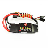 JMT 2-6S 40A 50A 80A 100A Brushless ESC Speed Controller With UBEC For Quadcopter Aircraft Fixed Wing Multi-axis DIY FPV RC