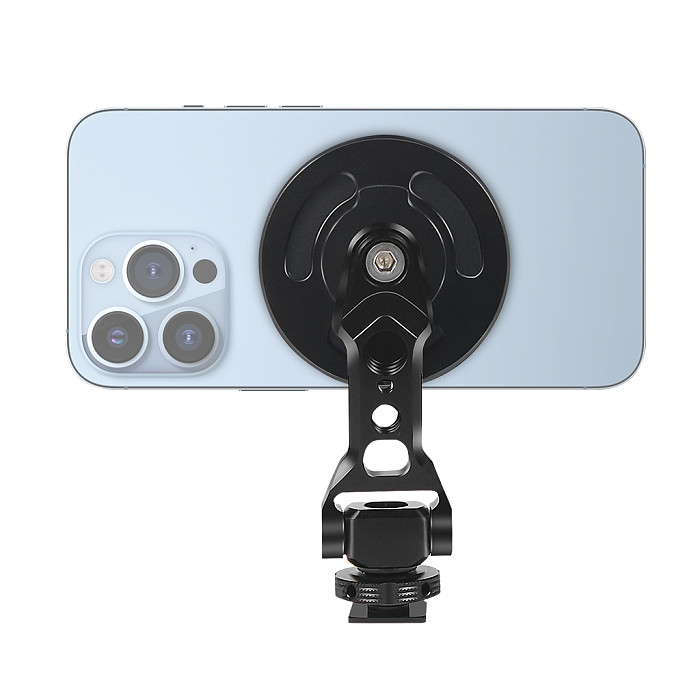 Magnetic Wireless Charger 10W Phone Holder Stand 1/4 ARRI Mount for iPhone MagSafe Magnet Charging Station Smartphone Bracket