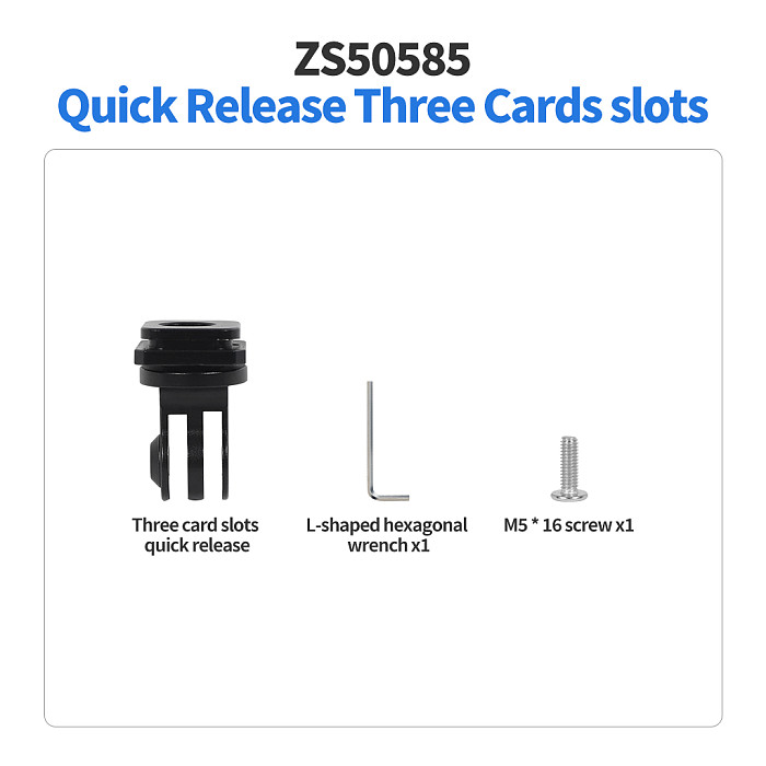 Quick Release Cold Shoe Mount 1/4 Screw for GOPRO Hero 13 12 Insta360 Action Camera for DSLR Camera Cage Fill Light Monitor Bracket