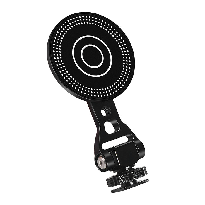 Magnetic Wireless Charger 10W Phone Holder Stand 1/4 ARRI Mount for iPhone MagSafe Magnet Charging Station Smartphone Bracket