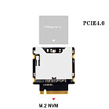 For NVME M-Key M.2 PCIE 4.0 3.0 To CFexpress Type-A/Type-B Card Reader High Speed SSD Expansion Board Adapter For PC Computer