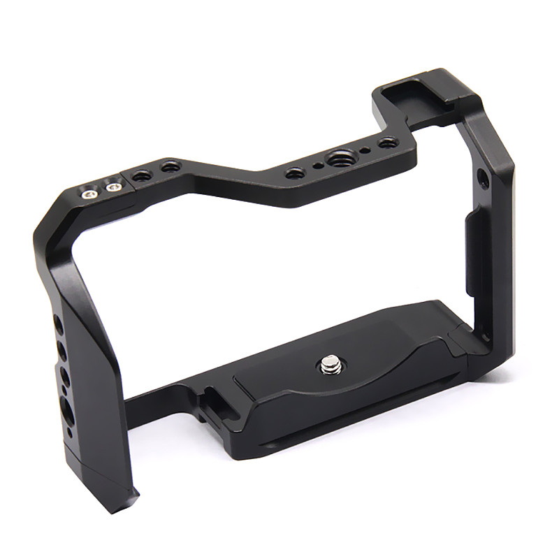 FEICHAO Camera Cage Aluminum Alloy Frame Photo Video Stabilizer for Sony A6700 A7C2 A7CR /for Nikon Z50 /for Canon 5D3 5D4 5D2