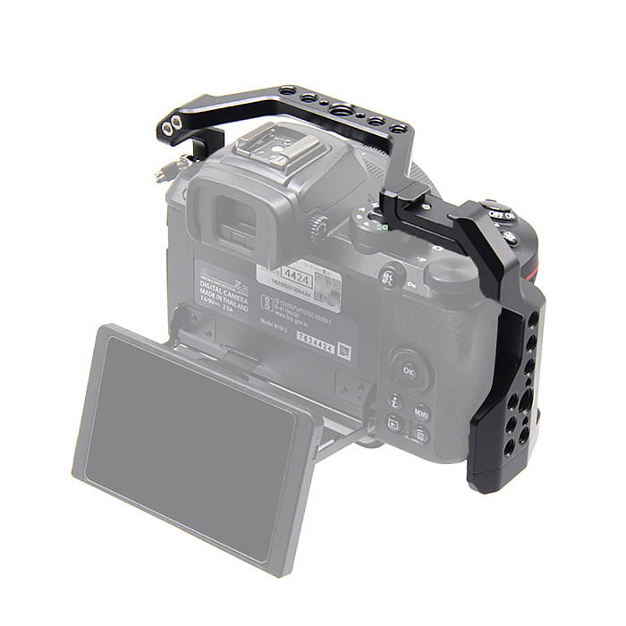 FEICHAO Camera Cage Aluminum Alloy Frame Photo Video Stabilizer for Sony A6700 A7C2 A7CR /for Nikon Z50 /for Canon 5D3 5D4 5D2