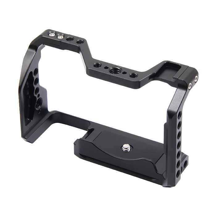 FEICHAO Camera Cage Aluminum Alloy Frame Photo Video Stabilizer for Sony A6700 A7C2 A7CR /for Nikon Z50 /for Canon 5D3 5D4 5D2