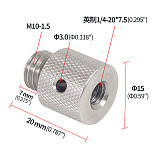 Camera Conversion Screw Adapter 1/4 to M8 M10 Male to Female Screw for Monopod Tripod Ball Lights Bike Mount