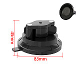 17mm Magnetic Head 85mm Suction Cup Base for Car Phone Holder Stand Car Dashboard Windshield Stabilizer Mobile Phone Bracket