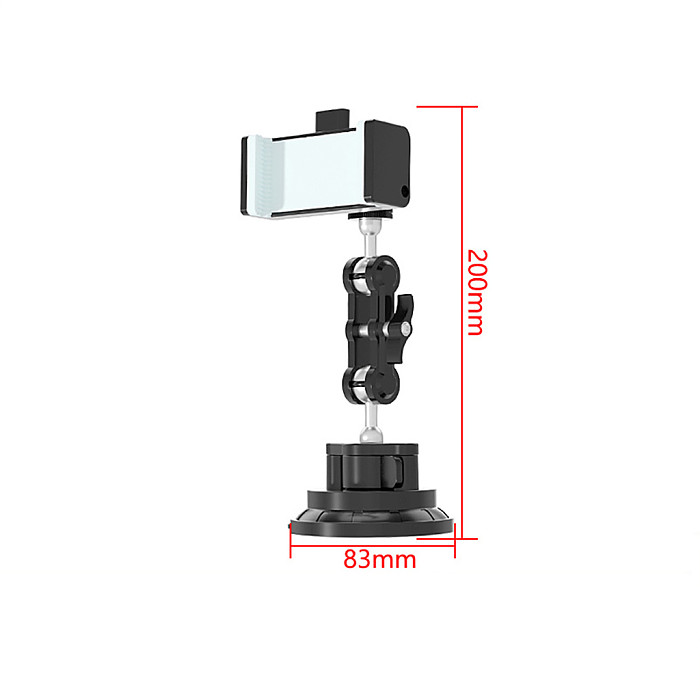 17mm Magnetic Head 85mm Suction Cup Base for Car Phone Holder Stand Car Dashboard Windshield Stabilizer Mobile Phone Bracket