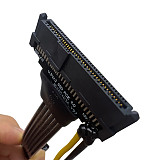 M.2 to U.2 U.3 SSD High Speed Adapter Cable PCI-E 4.0 GEN4 Riser Card with SATA Power Supply for M2 NVME 2230 2242 2260 2280 SSD