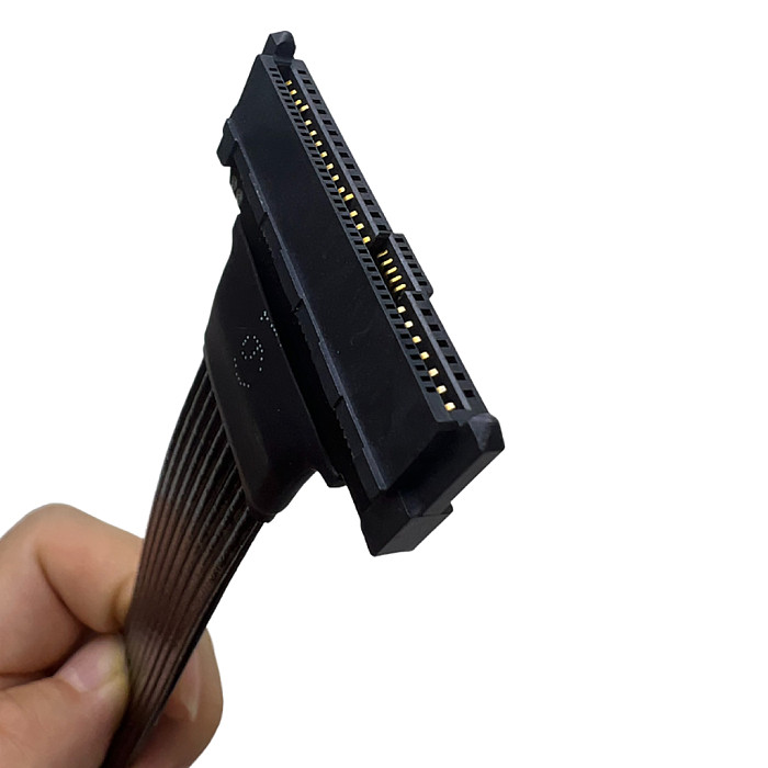 PCI Express Riser Cable PCIE4.0 X4 to U.2 U.3 SSD GEN4 4x High Speed PCI-E 4.0 X4 Extension Cable Silver Plated Adapter Cable