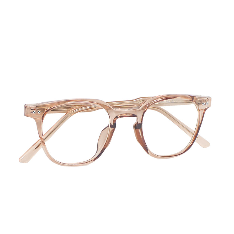 XT-XINTE New tr90 Popular Anti Blue Light Glasses Fashionable And Minimalist Eyeglass Frame Flat Mirror For Women and Men