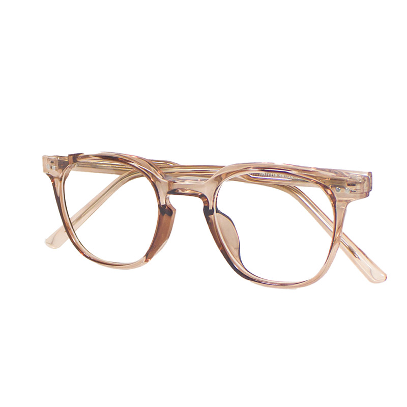 XT-XINTE New tr90 Popular Anti Blue Light Glasses Fashionable And Minimalist Eyeglass Frame Flat Mirror For Women and Men