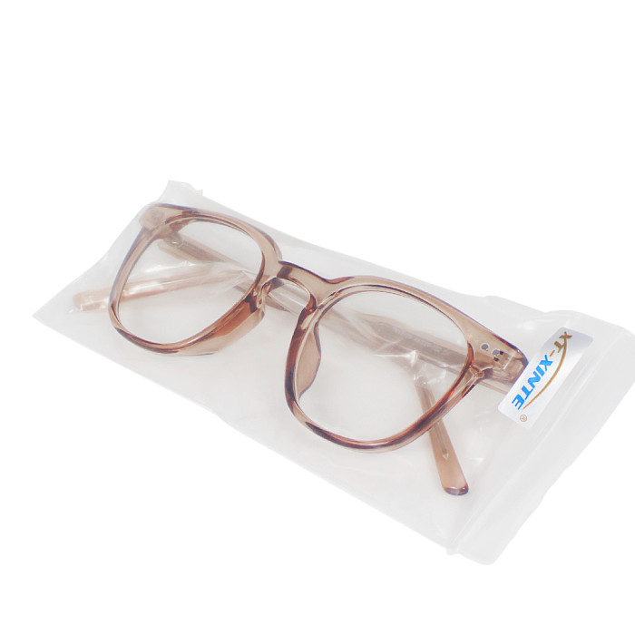 XT-XINTE New tr90 Popular Anti Blue Light Glasses Fashionable And Minimalist Eyeglass Frame Flat Mirror For Women and Men