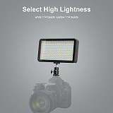 W228 flat led beauty photography video camera light wedding out shooting vlog fill light dual colour temperature portable light
