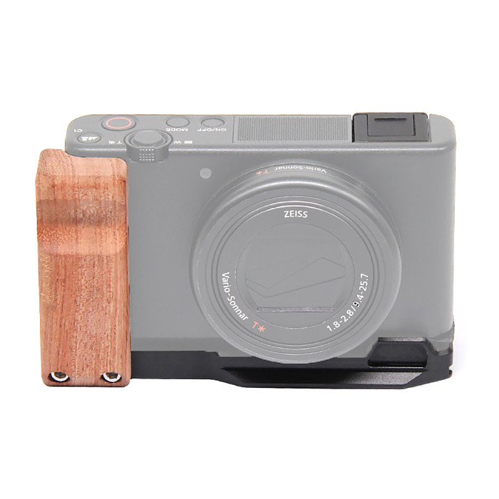 For Sony ZV1II camera quick release plate ZV-1F M2 ZV1L type vertical shooting wooden handle