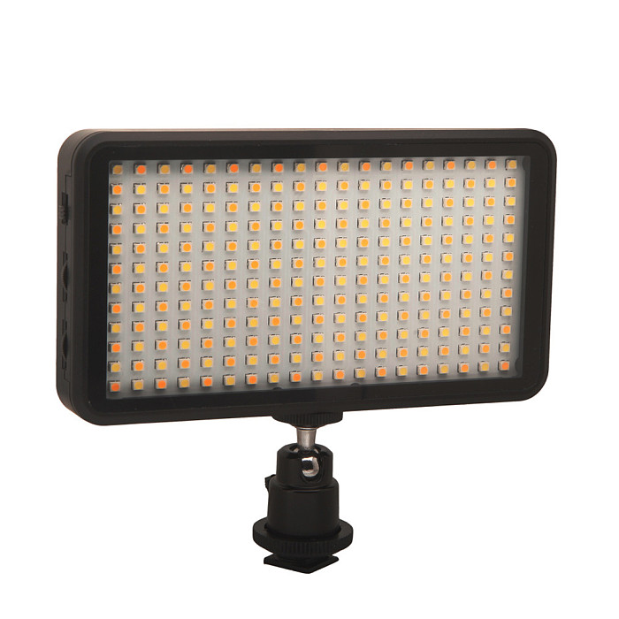 W228 flat led beauty photography video camera light wedding out shooting vlog fill light dual colour temperature portable light