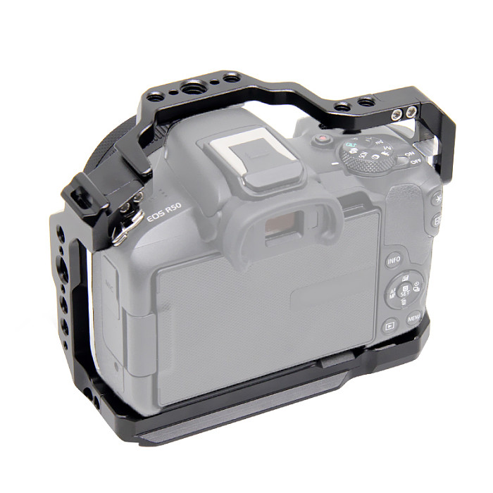 Suitable for Canon EOS R50 Camera Rabbit Cage Metal SLR Photography Expansion Frame Kit Video Vertical Shooting Rabbit Cage 