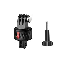 For gopro sports camera head mount neck quick release 1/4 magnetic adapter motorbike chest strap cycling bracket
