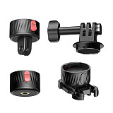 For gopro sports camera head mount neck quick release 1/4 magnetic adapter motorbike chest strap cycling bracket